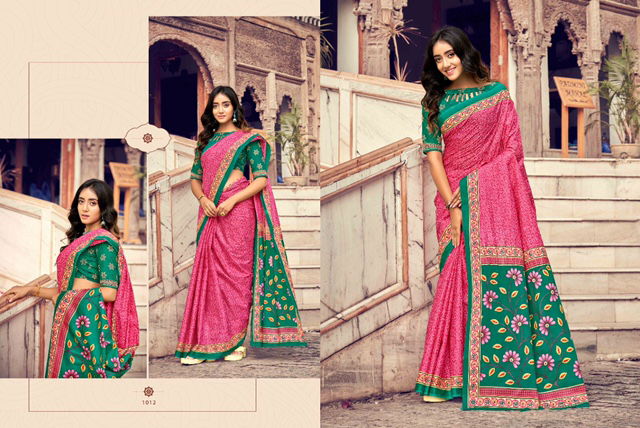 Jiyaan Resham Fancy Designer Wholesale Saree Collection